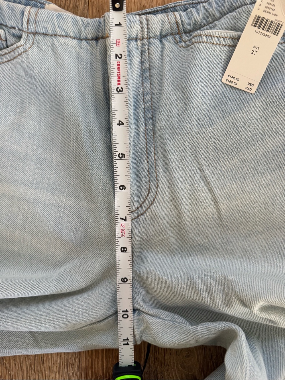 Pilcro Light Blue Wide-Leg Denim Jeans - Picture 12 of 16